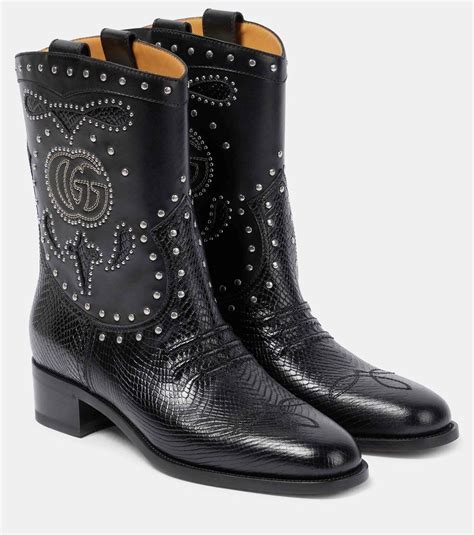 colins key gucci boots|Gucci cowboy boots.